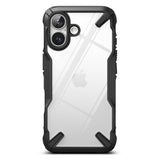 iPhone 16 Ringke Fusion X Cover - Transparent / Black