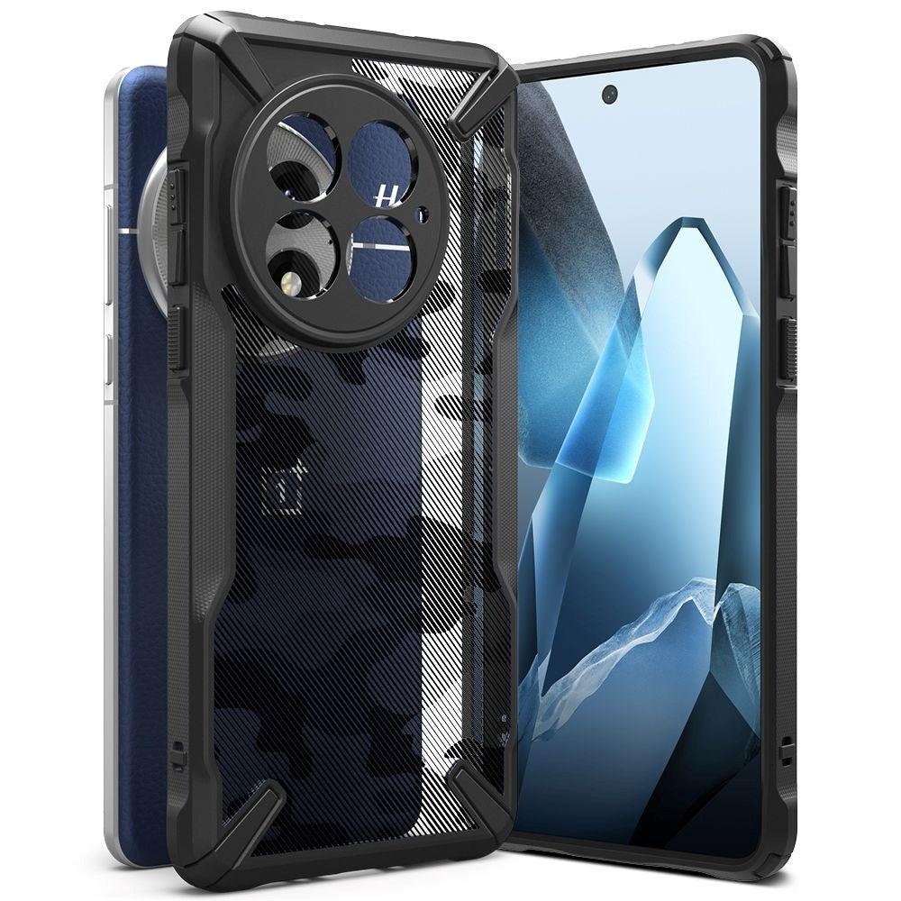 OnePlus 13 Ringke Fusion X Case - Black / Camouflage