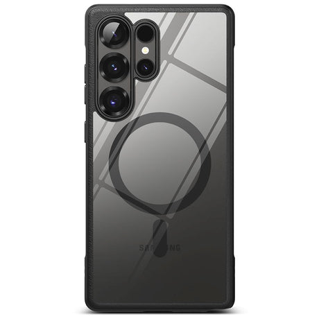Samsung Galaxy S25 Ultra Ringke Fusion Bold Case - MagSafe Compatible - Transparent / Black