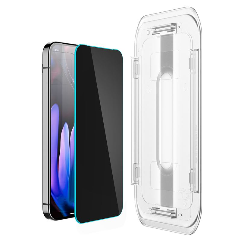 Spigen Google Pixel 9 Pro XL EZ Fit Privacy Screen Protector 2-Pack – Transparent / Black