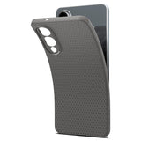 Samsung Galaxy S25 Edge Spigen Liquid Air - Flexible Plastic Case - Grey