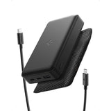 Spigen Essential 30.000mAh Powerbank with 2 x USB-C - 1 x USB-A - 30W - Black