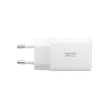 Spigen Essential 47W Wall Charger med 2 x USB-C & 1 x USB-A - White