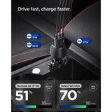 Spigen Essential 113W Car Charger with 2 x USB-C & 1 x USB-A – Black