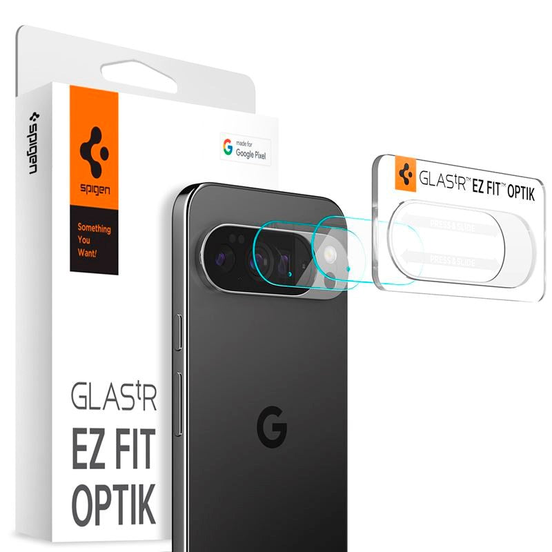 Google Pixel 10 Pro Spigen Glass tR EZ Fit Optik Camera Lens Protector Glass - 2 pcs - Transparent