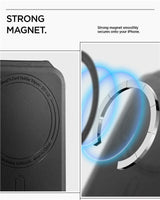 Spigen Foldable Card Holder with 1 Card Slot - MagSafe Compatible - Black
