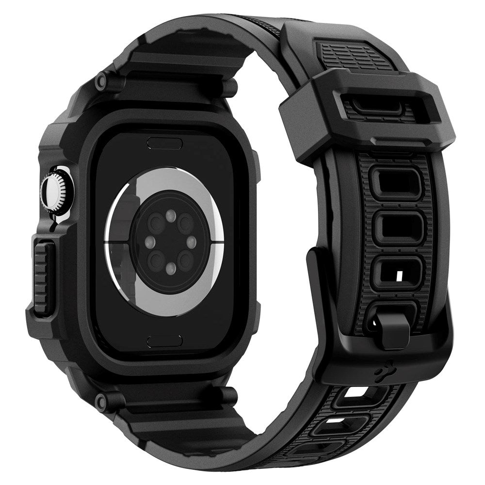 Apple Watch 11 (46mm) Spigen Rugged Armor Pro 2 Case with Strap - Black