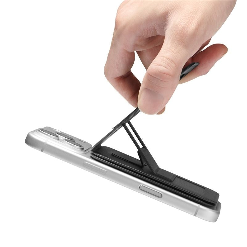 Spigen Slim Fold Card Holder for 1 Cards with Stand Function - MagSafe Compatible - Black