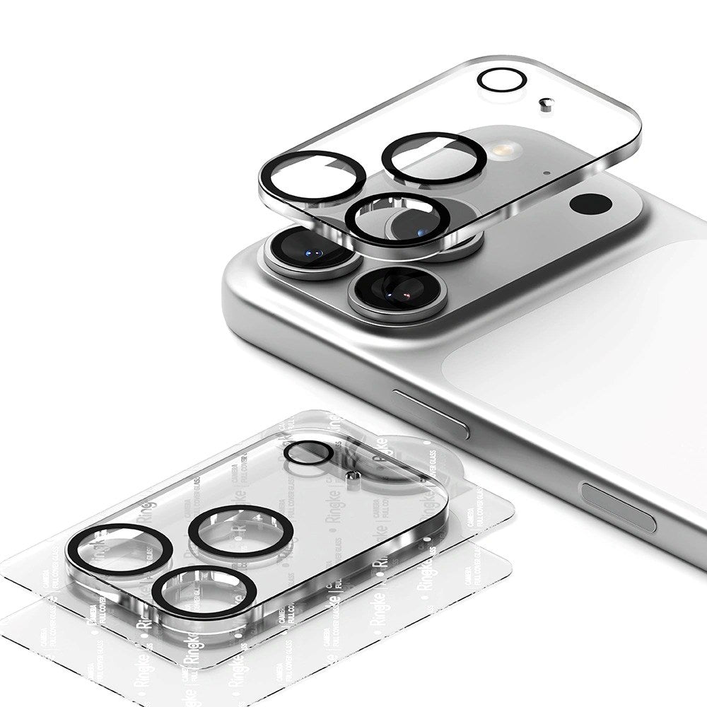 iPhone 17 Pro Max Ringke Protective Glass for Camera Lens - 2 pcs. - Transparent / Black