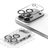 iPhone 17 Pro Max Ringke Protective Glass for Camera Lens - 2 pcs. - Transparent / Black