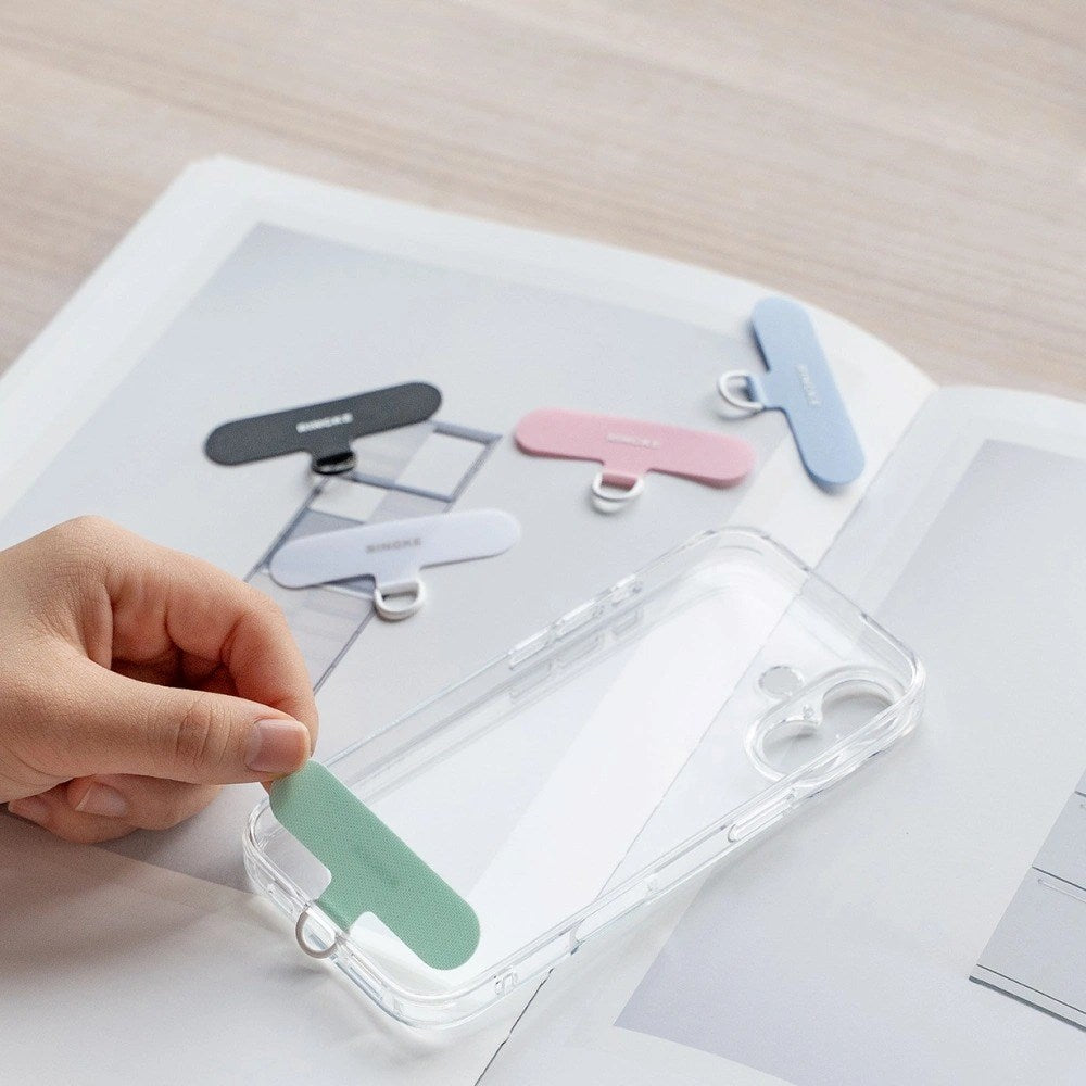 Ringke Puffer Mobile Strap with Insert Plate - Black