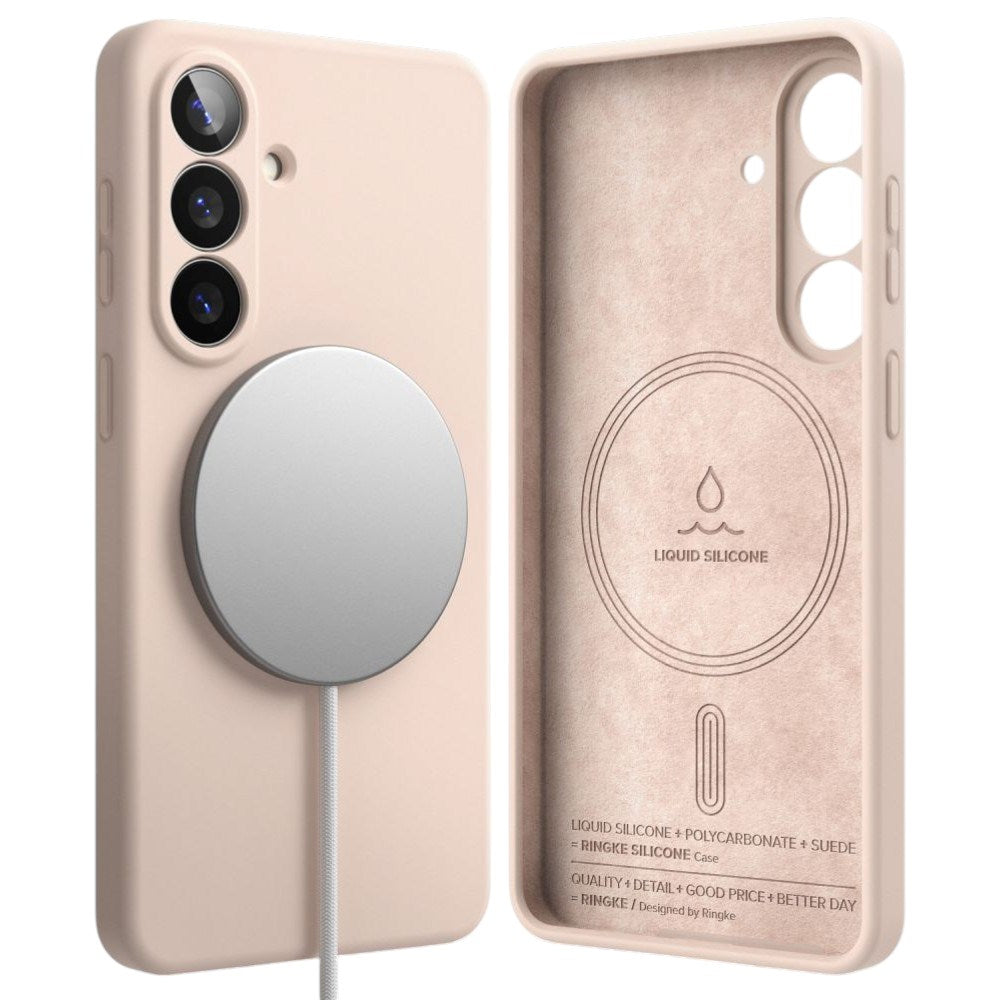 Samsung Galaxy S26 Ringke Silicone Case - MagSafe Compatible - Pink