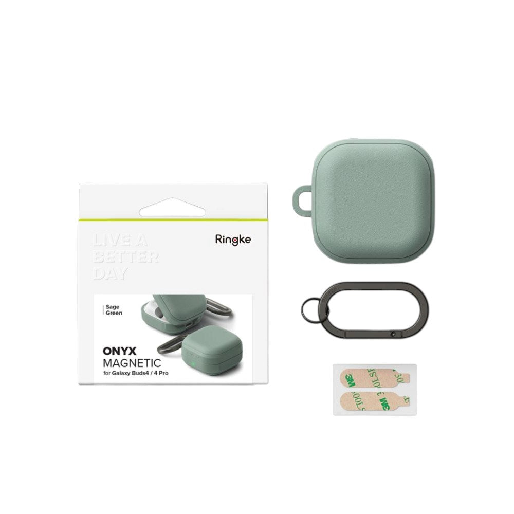 Samsung Galaxy Buds 4 / 4 Pro Ringke Onyx Magnetic Plastic Case - Green