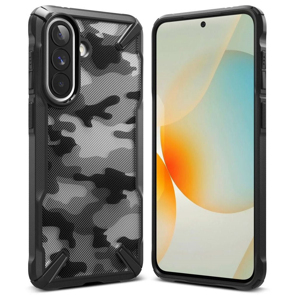 Samsung Galaxy A57 Ringke Fusion X Case - Black Camouflage