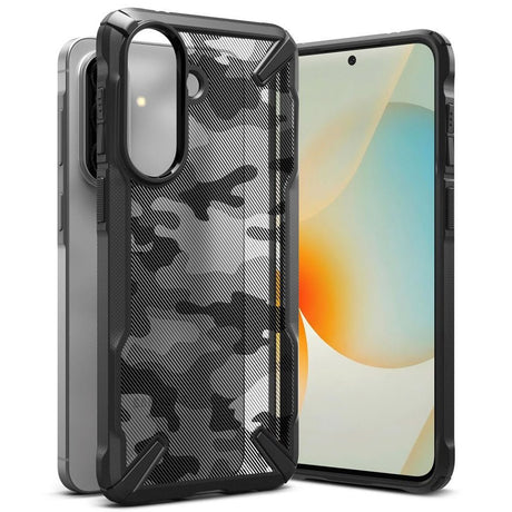 Samsung Galaxy A57 Ringke Fusion X Case - Black Camouflage