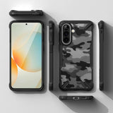 Samsung Galaxy A57 Ringke Fusion X Case - Black Camouflage