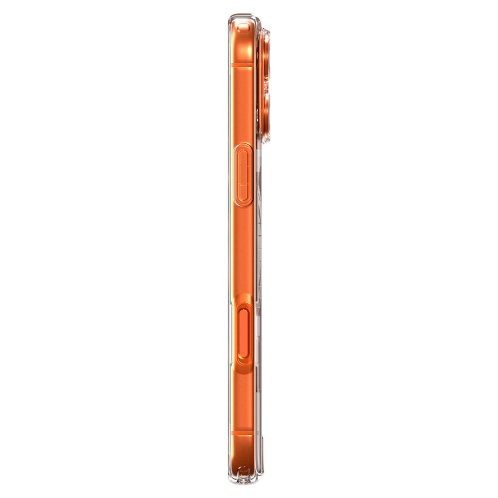 iPhone 17 Pro Max Spigen Ultra Hybrid Case - MagSafe Compatible - Transparent / Orange