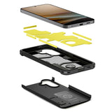 Samsung Galaxy A57 Spigen Tough Armor T Case with Kickstand  - Black