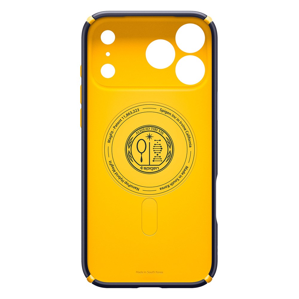 iPhone 17 Pro Spigen Nano Pop Hybrid Case - MagSafe Compatible - Blue / Yellow