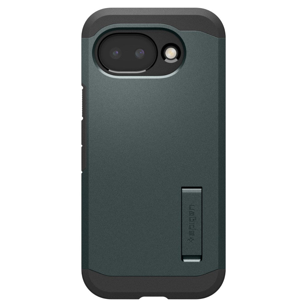 Google Pixel 10a Spigen Tough Armor Hybrid Case with Kickstand - MagSafe Compatible - Green