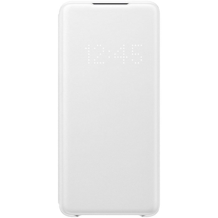 Original Samsung Galaxy S20+ (Plus) LED View Wallet Case - EF-NG985PW - White