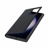 Original Samsung Galaxy S23 Ultra Smart View Wallet Case - Black (EF-ZS918CBEGWW)