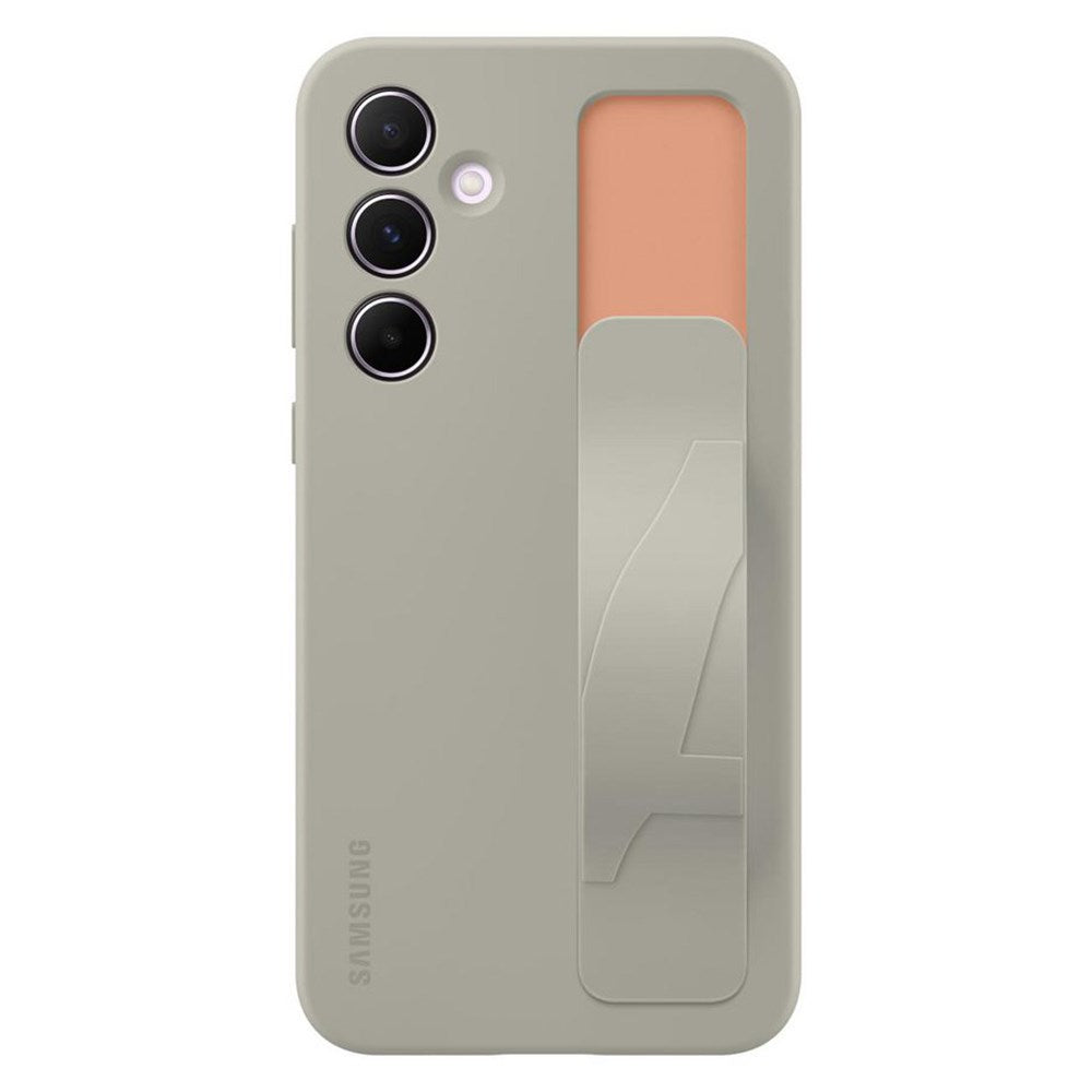 Original Samsung Galaxy A55 (5G) Standing Grip Case - Gray (EF-GA556TJEGWW)