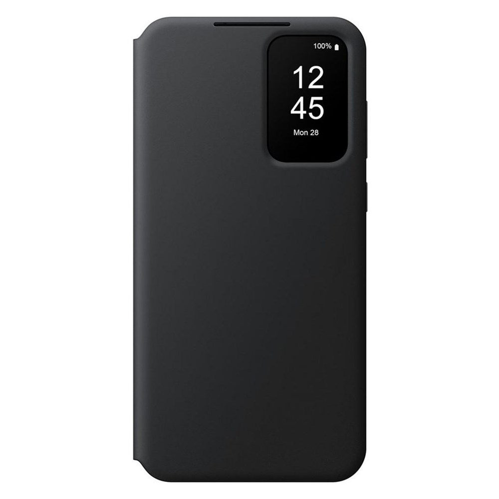 Original Samsung Galaxy A55 (5G) Smart View Wallet Case - Black (EF-ZA356CBEGWW)