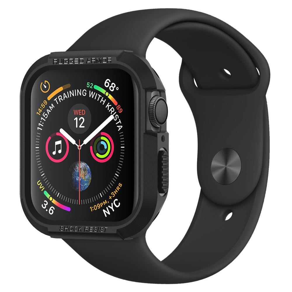 Apple Watch (44mm) SPIGEN Rugged Armor Case - TPU Case - Black