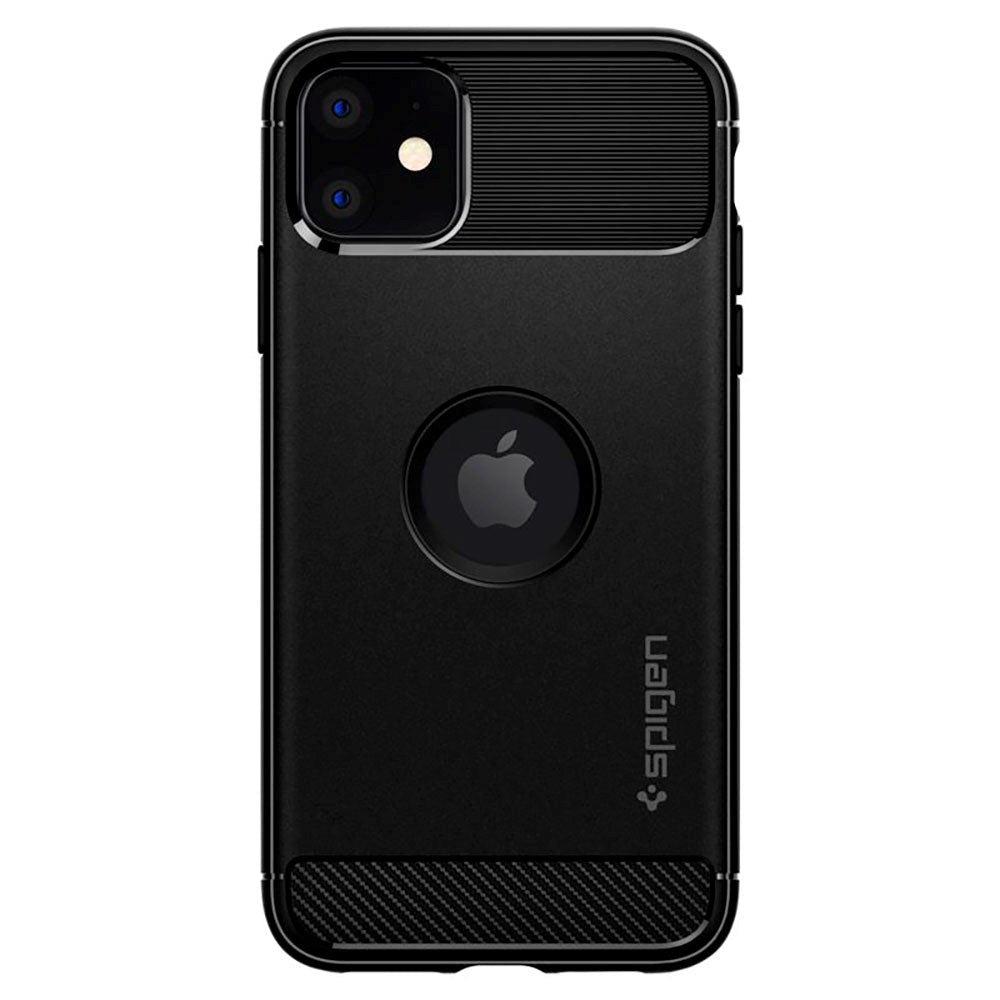 iPhone 11 Spigen Rugged Armor Case - Black