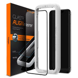 iPhone 11 Pro Max Spigen Align Glass Screen Protection - Case Friendly - Transparent