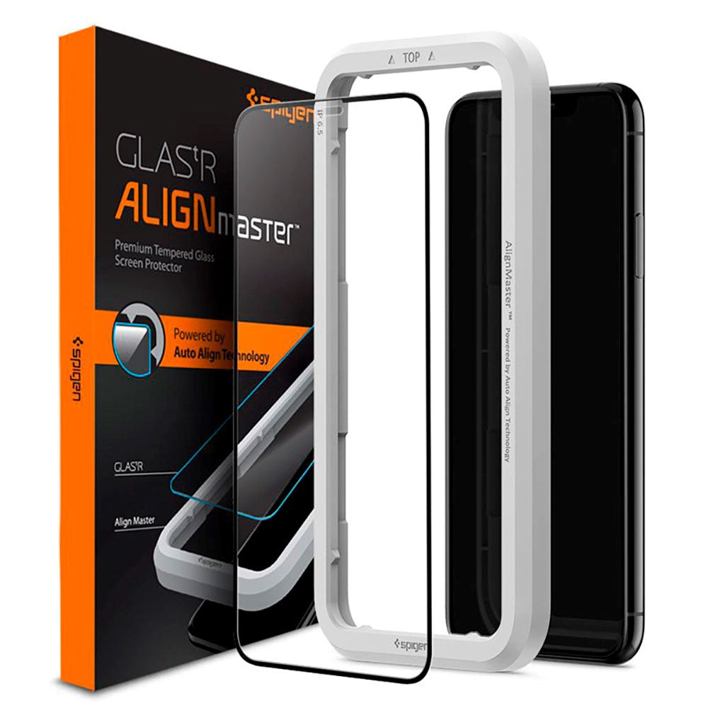 iPhone 11 Pro Spigen Protective Glass - Black Edge