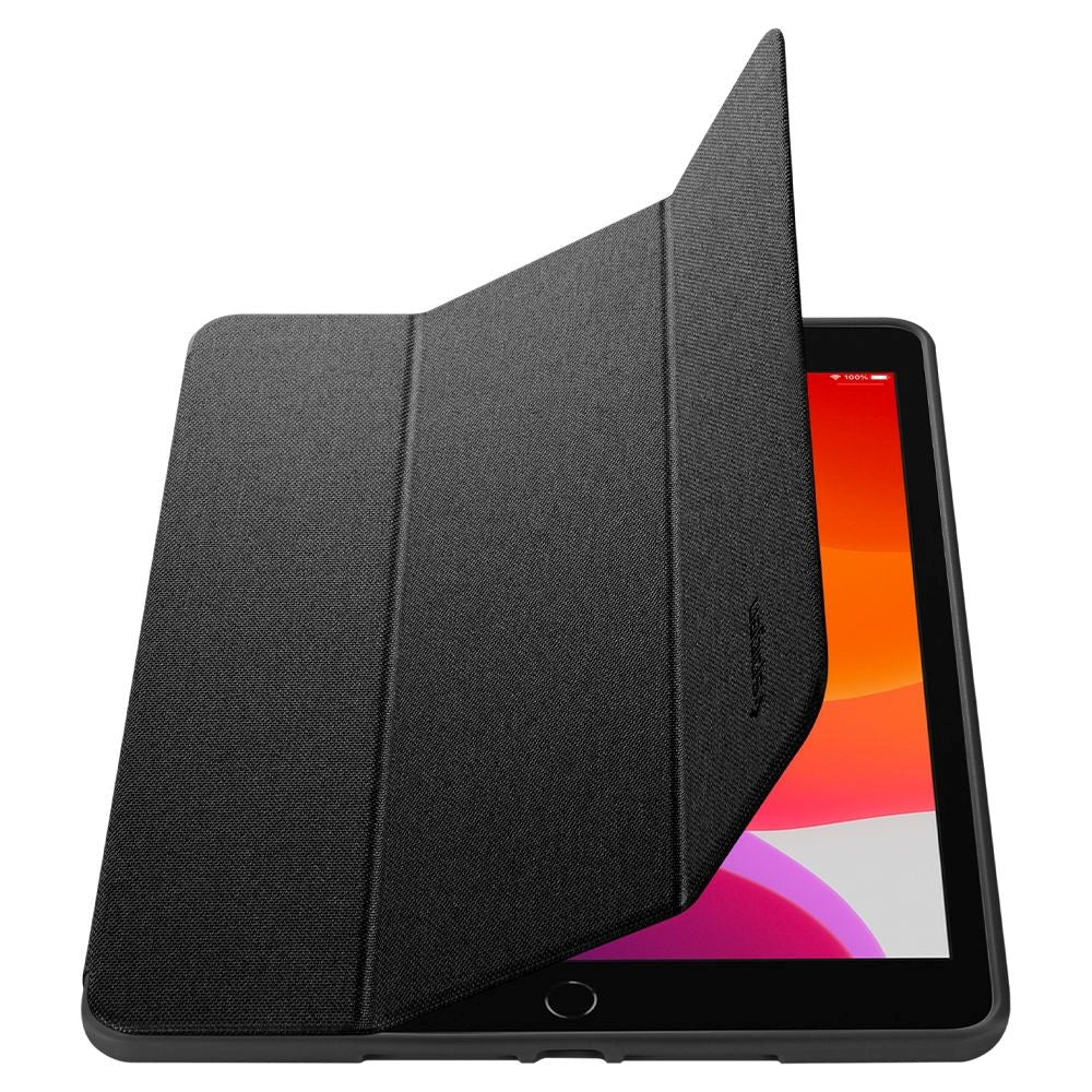 iPad 10.2" (2021 / 2020 / 2019) Spigen Urban Fit Fabric Case w. Pen Holder - Black