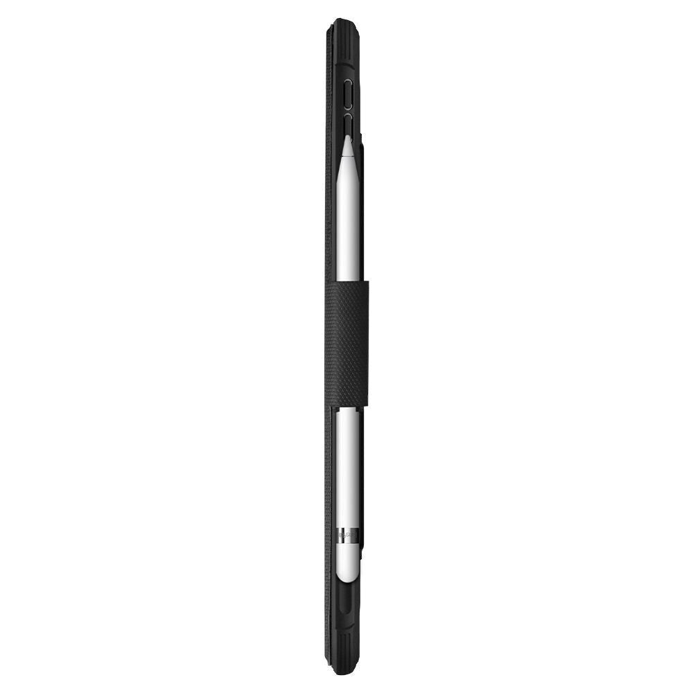 iPad 10.2" (2021/2020/2019) Spigen Rugged Armor Pro Case w. Apple Pencil Holder - Black