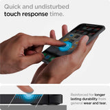 iPhone 12 Mini Spigen EZ Fit Glas.tR Screen Protection 2. Pcs - Case Friendly - Transparent