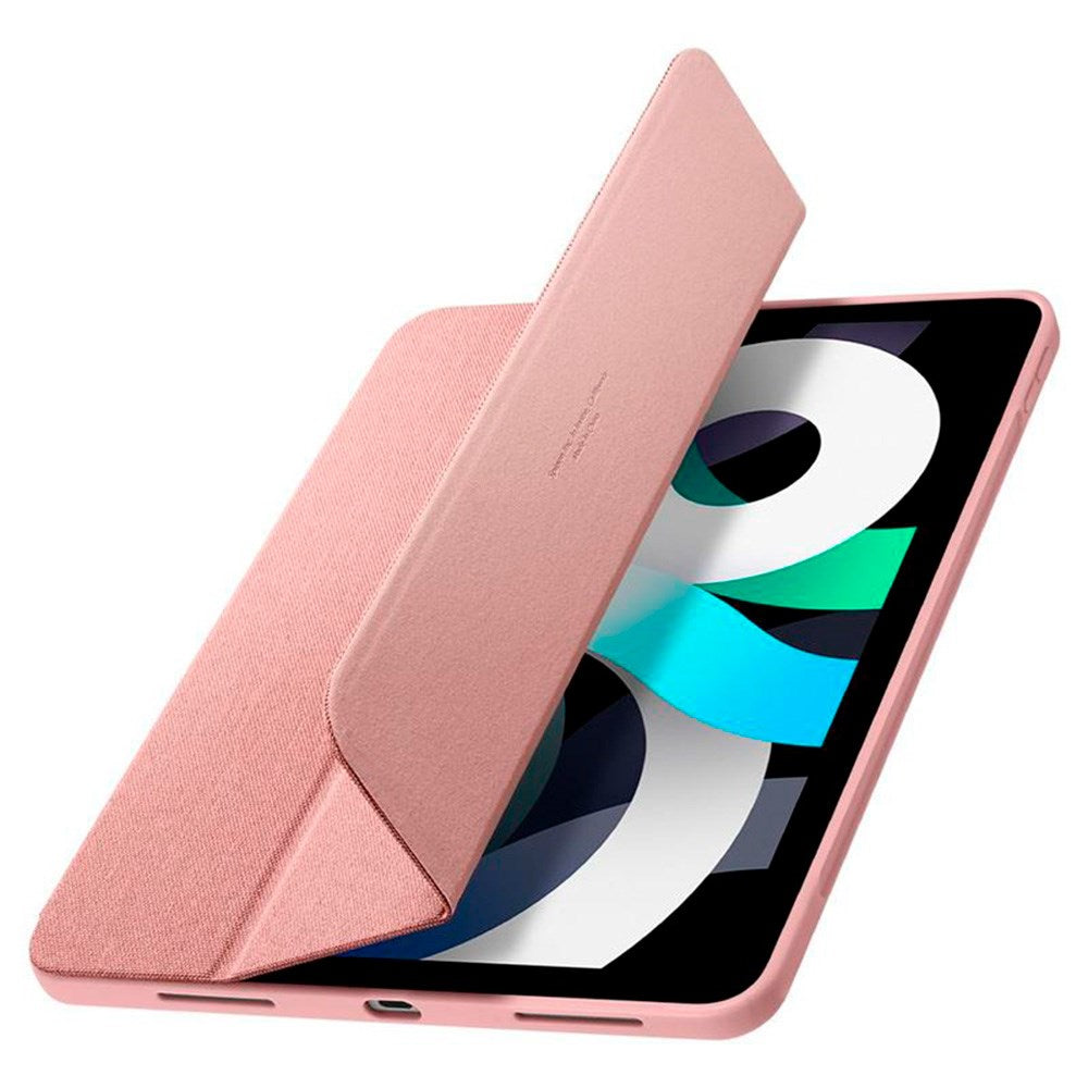 iPad Air 10.9-11" (2024-2020) Spigen Urban Fit Fabric Case w. Pen Holder - Rose Gold