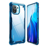 Xiaomi Mi 11 Ring Fusion X Case - Blue / Transparent