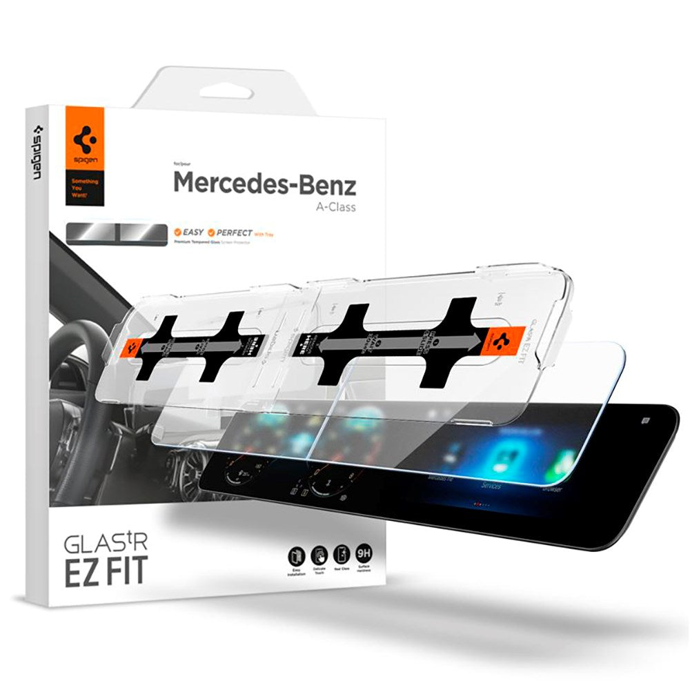 Mercedes E-Class (2020 / 2021) Spigen EZ Screen Protector for Display and Touch Screen - 2 Pack - Transparent