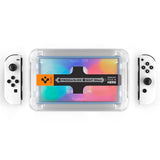 Nintendo Switch OLED Spigen EZ Fit Glas.tR Screen Protection - 2-Pack - Transparent