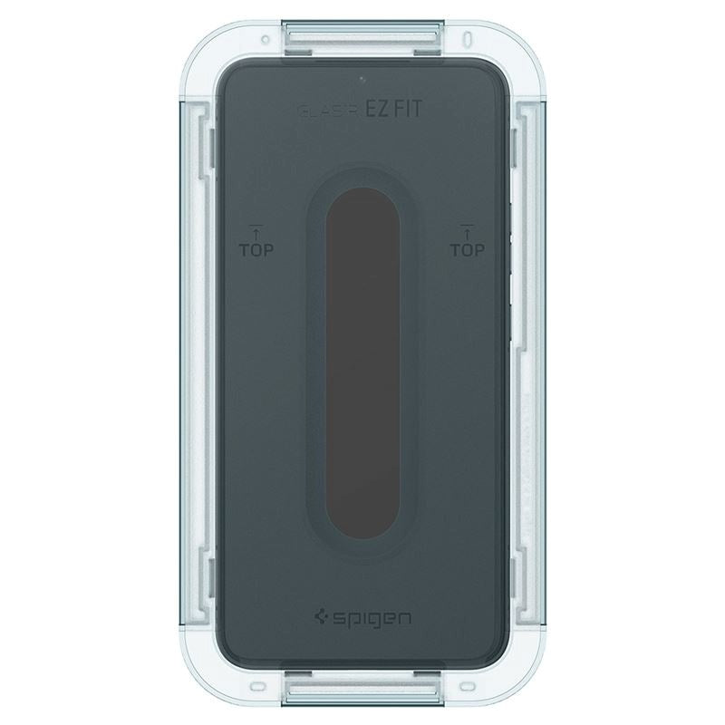 Samsung Galaxy S22 Spigen EZ Fit Glas.tR Screen Protection 2. Pcs - Case Friendly - Transparent