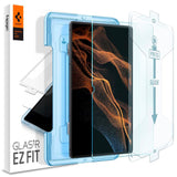 Samsung Galaxy Tab S8 Ultra Spigen EZ Fit Glas.tR Screen Protection - Case Friendly - Transparent