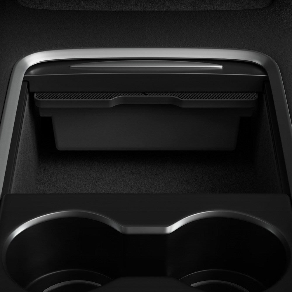 Spigen Center Console for Tesla Model 3 (2022-23) / Model Y (2021-24) - Black