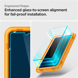 Sony Xperia 1 IV Spigen Alignmaster Glas.tR Screen Protection 2. Pcs - Case Friendly - Transparent