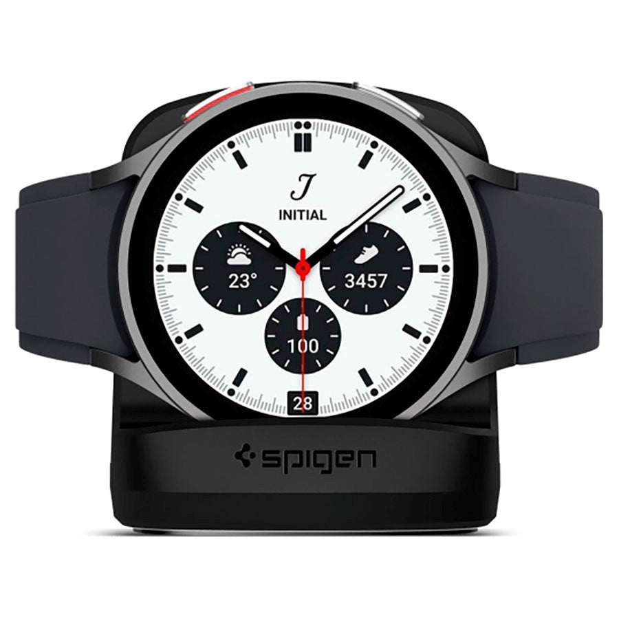 Spigen S353 Night Stand for Samsung Galaxy Watch 5 / 5 Pro / 6 - Charger Stand - Black