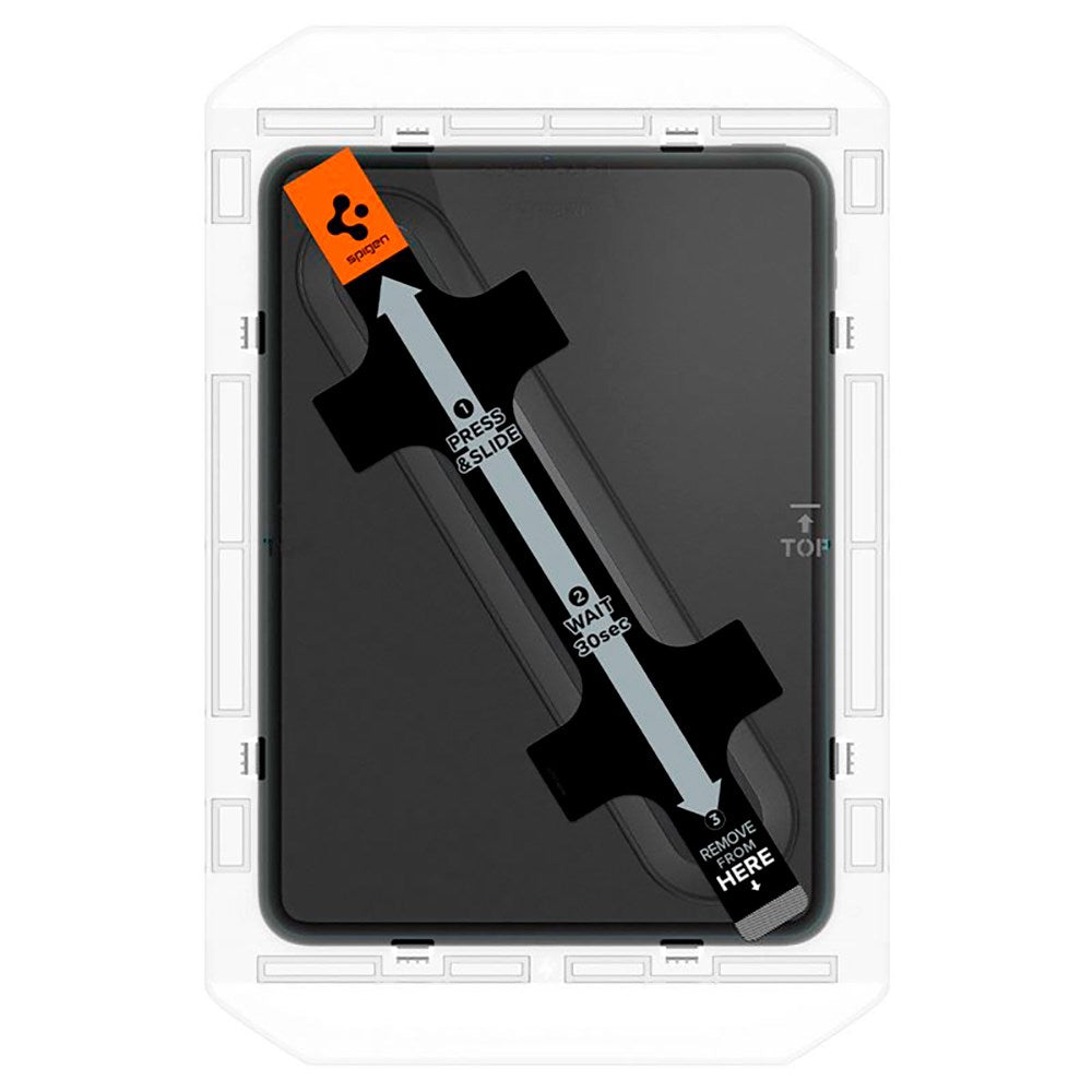 iPad 10.9" (2022) Spigen EZ Fit Glas.tR Screen Protection - Case Friendly - Transparent