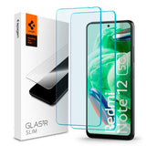 Xiaomi Redmi Note 12 (5G) / Poco X5 (5G) Spigen Glas.tr Slim Screen Protection - 2 Pcs - Transparent