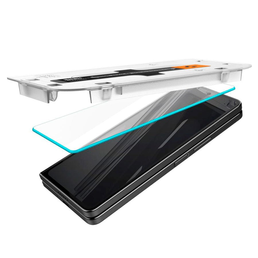 Spigen Samsung Galaxy Z Fold5 EZ Fit Glas.tR Screen protector - 2 pcs. - Case Friendly - Transparent