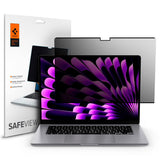 MacBook Air 15 M2/M3 (2023-2024) Spigen SafeView Privacy Protective Film - Transparent