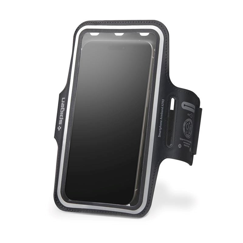 Spigen Universal Dynamic Shield Running Armband (Max. Mobile: 6.9") - Black