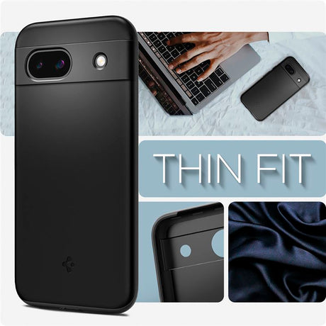 Google Pixel 8a Spigen Thin Fit Case - Black